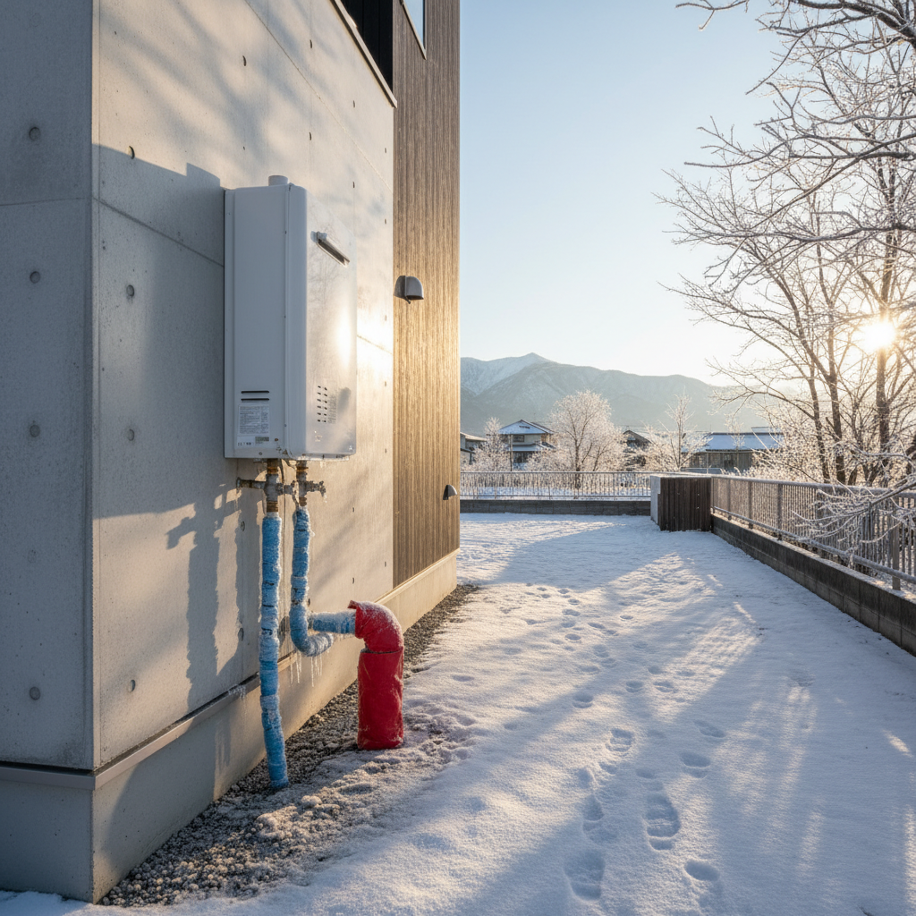 冬場の凍結対策と寒冷地仕様の必要性に関する画像