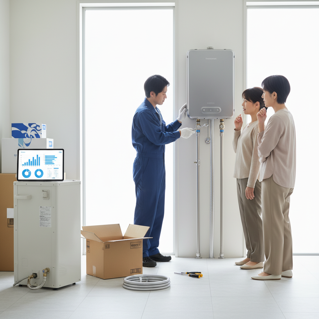 給湯器交換の費用内訳と相場に関する画像