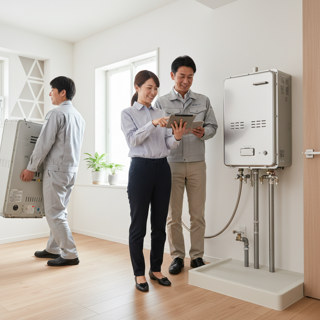 給湯器の交換はどこで頼めばいいですか？に関する画像