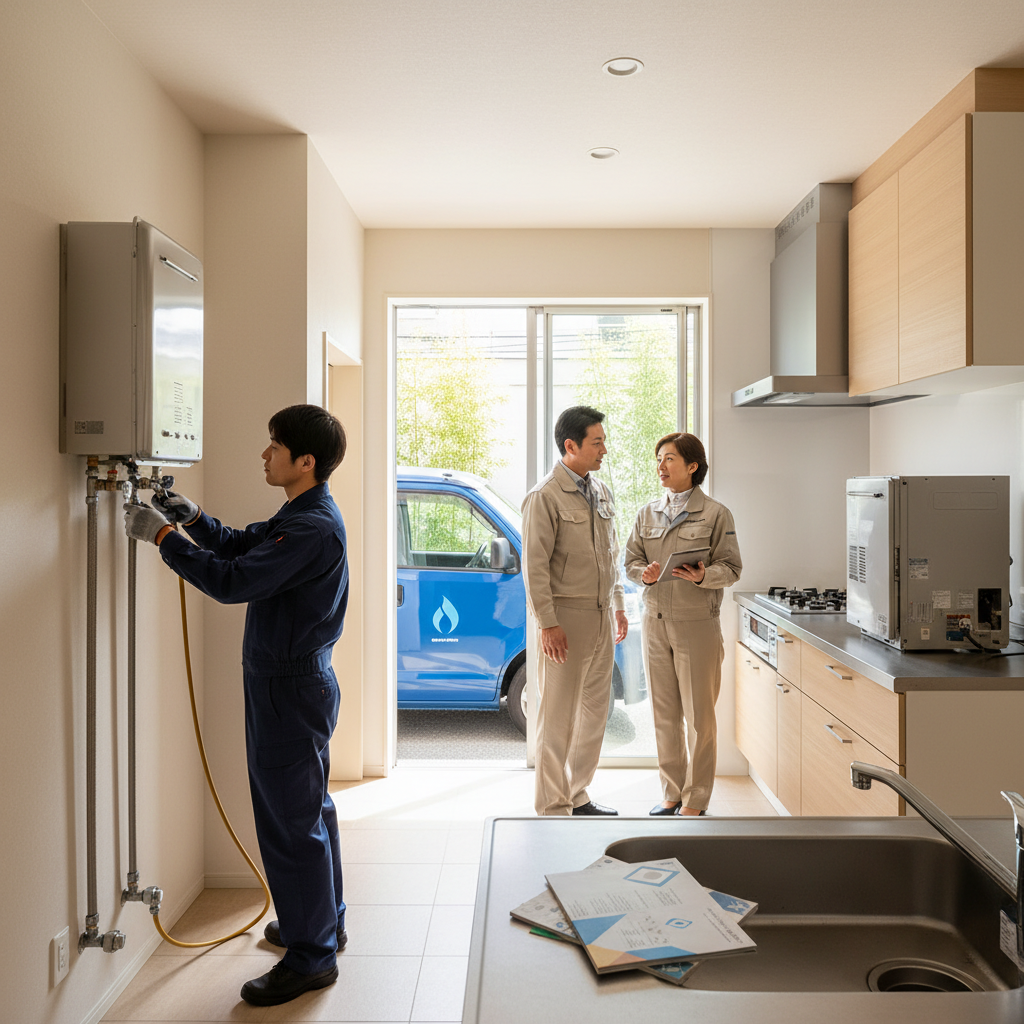 給湯器 交換 京葉ガスと専門業者の違いに関する画像