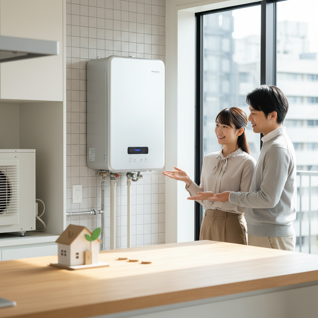 2025年の給湯省エネ事業と補助金対象機種に関する画像