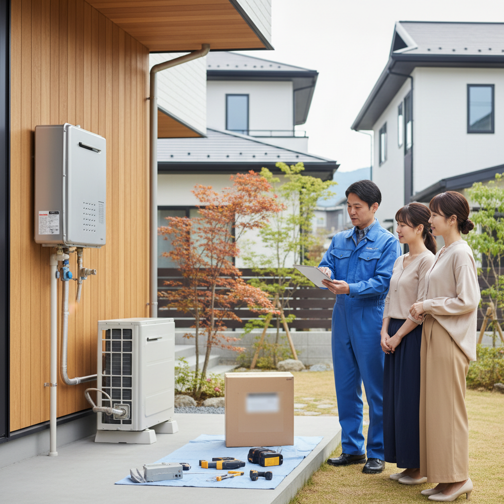 給湯器交換の平均費用はいくらですか？に関する画像