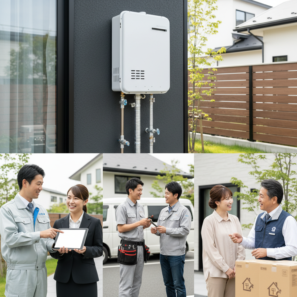 給湯器を交換する時どこに頼めばいいですか？に関する画像