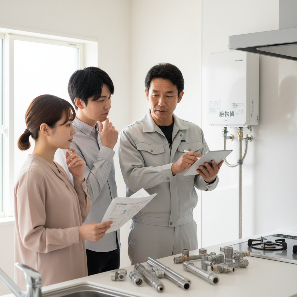 給湯器の交換費用はいくらですか？に関する画像