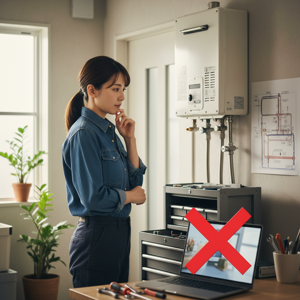 給湯器の取り替えは自分でできますか？に関する画像