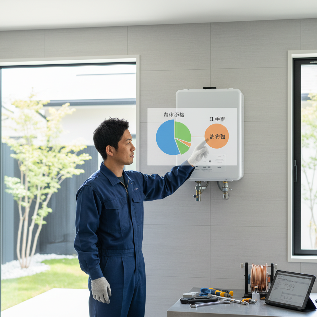 給湯器交換の平均費用はいくらですか？に関する画像