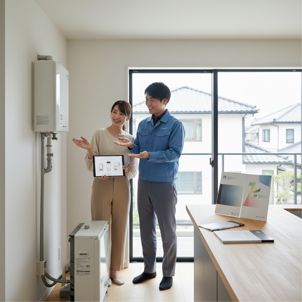 給湯器を交換する時どこに頼めばいいですか？に関する画像