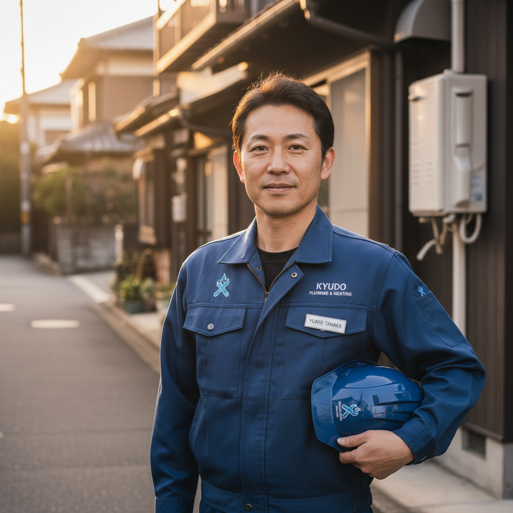 大崎の給湯器・ボイラー専門の職人