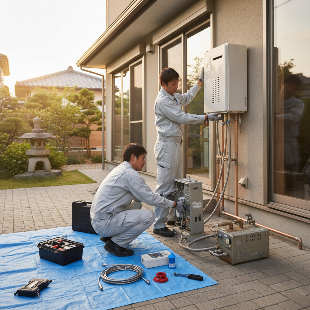 給湯器の交換はどこに頼めばいいですか？に関する画像