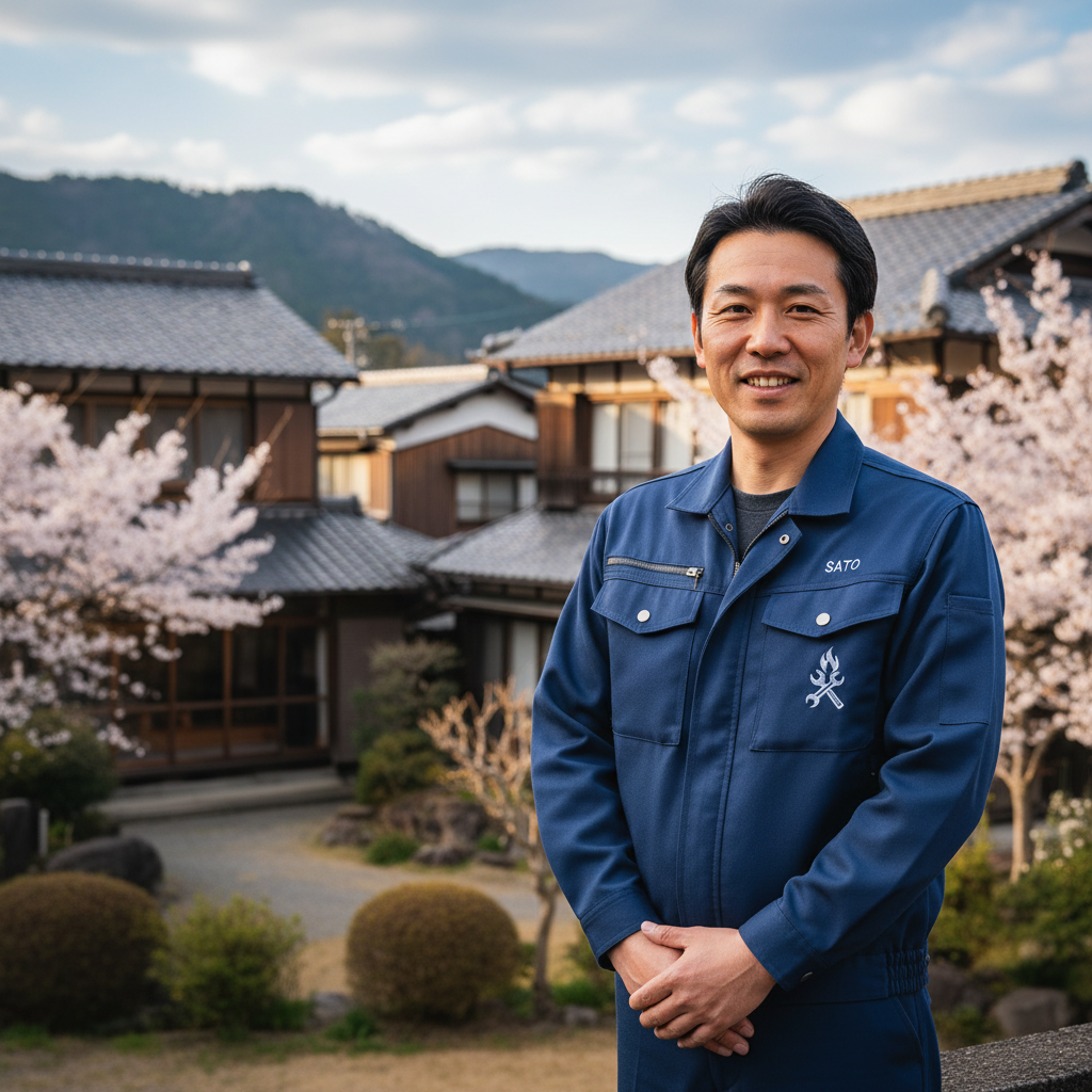 山形の給湯器・ボイラー専門の職人