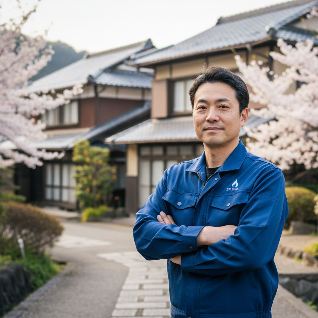 山形の給湯器・ボイラー専門の職人