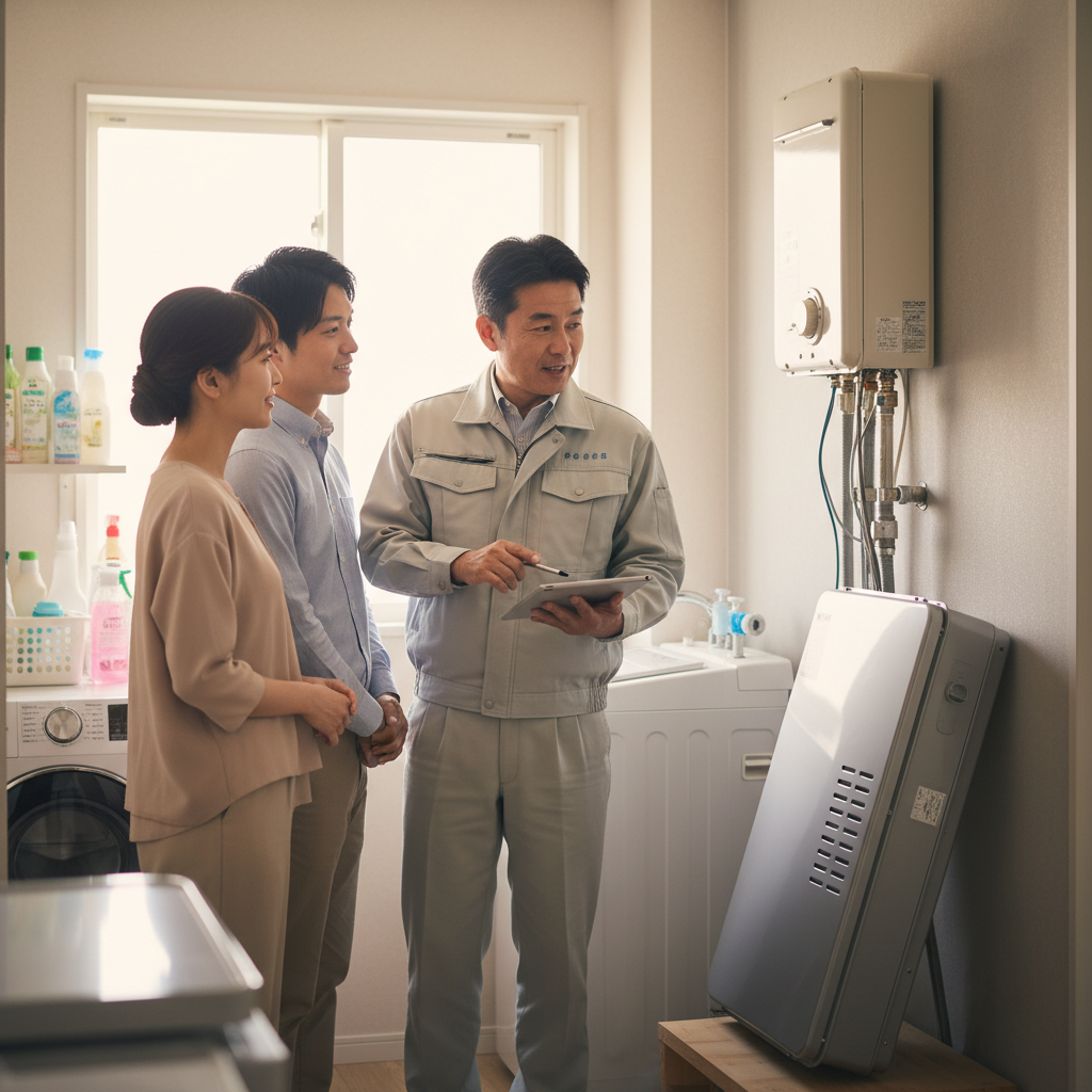 給湯器の交換はどこに頼めばいいですか？に関する画像