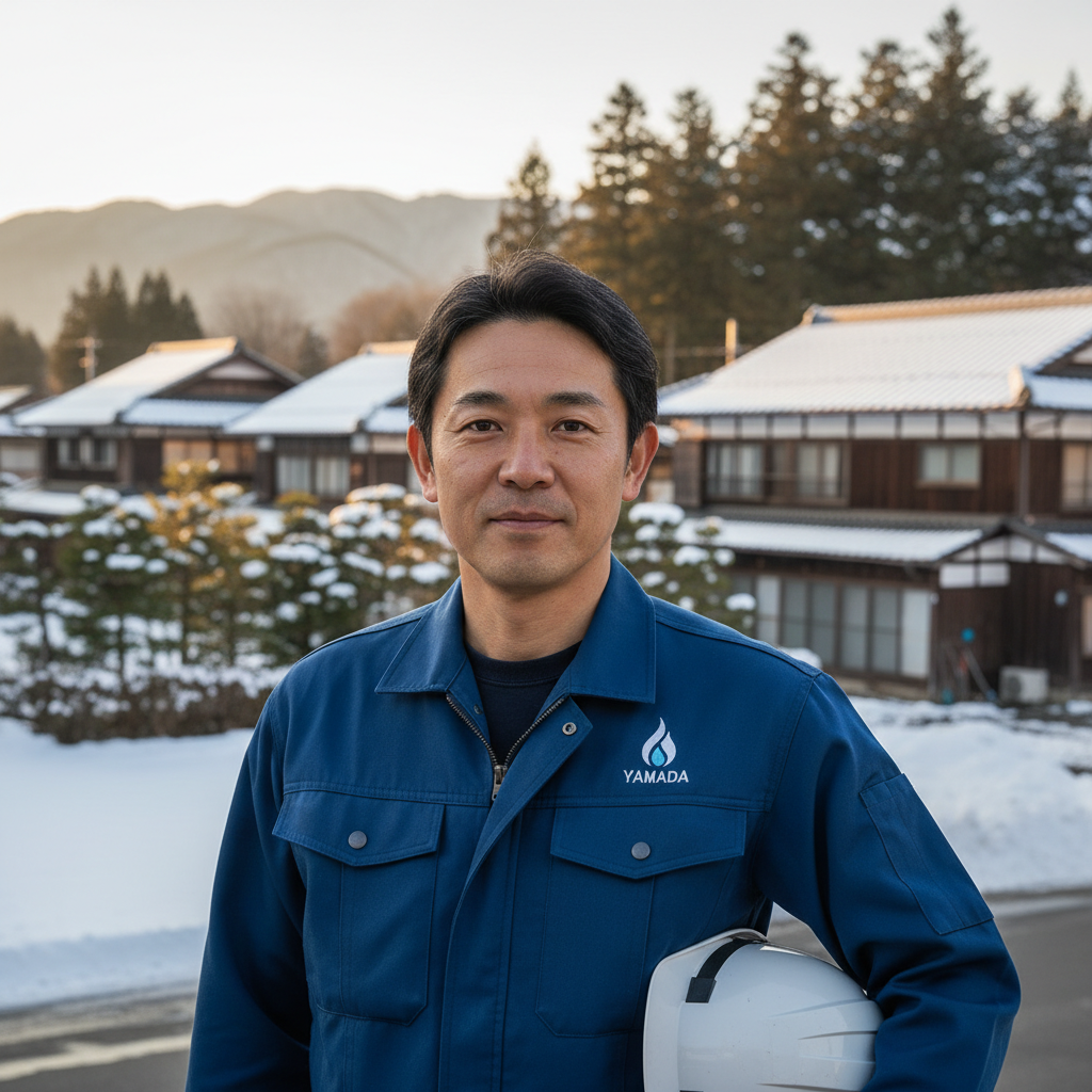 山形の給湯器・ボイラー専門の職人