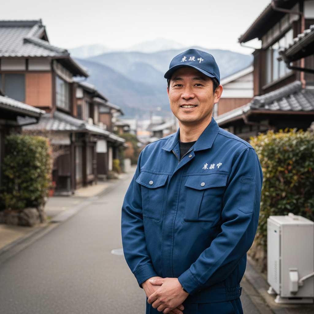 山形の給湯器・ボイラー専門の職人