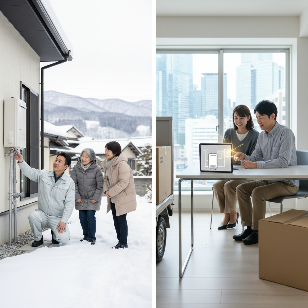 地元業者と大手量販店・ネット業者の違いに関する画像