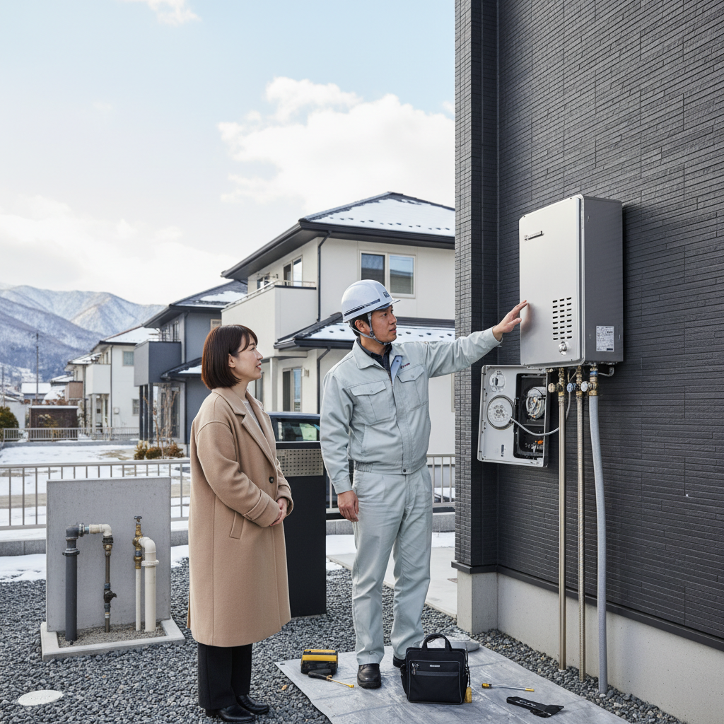 南陽市における給湯器交換の相場と内訳に関する画像