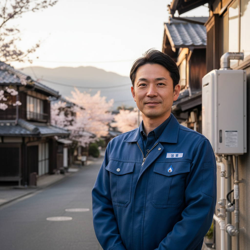 福島の給湯器・ボイラー専門の職人