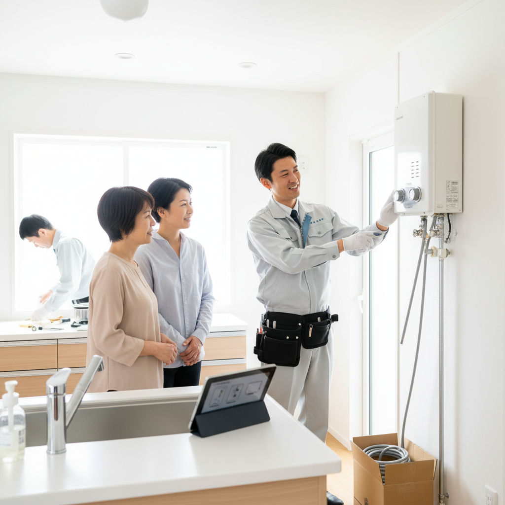 給湯器の交換はどこで頼めばいいですか？に関する画像