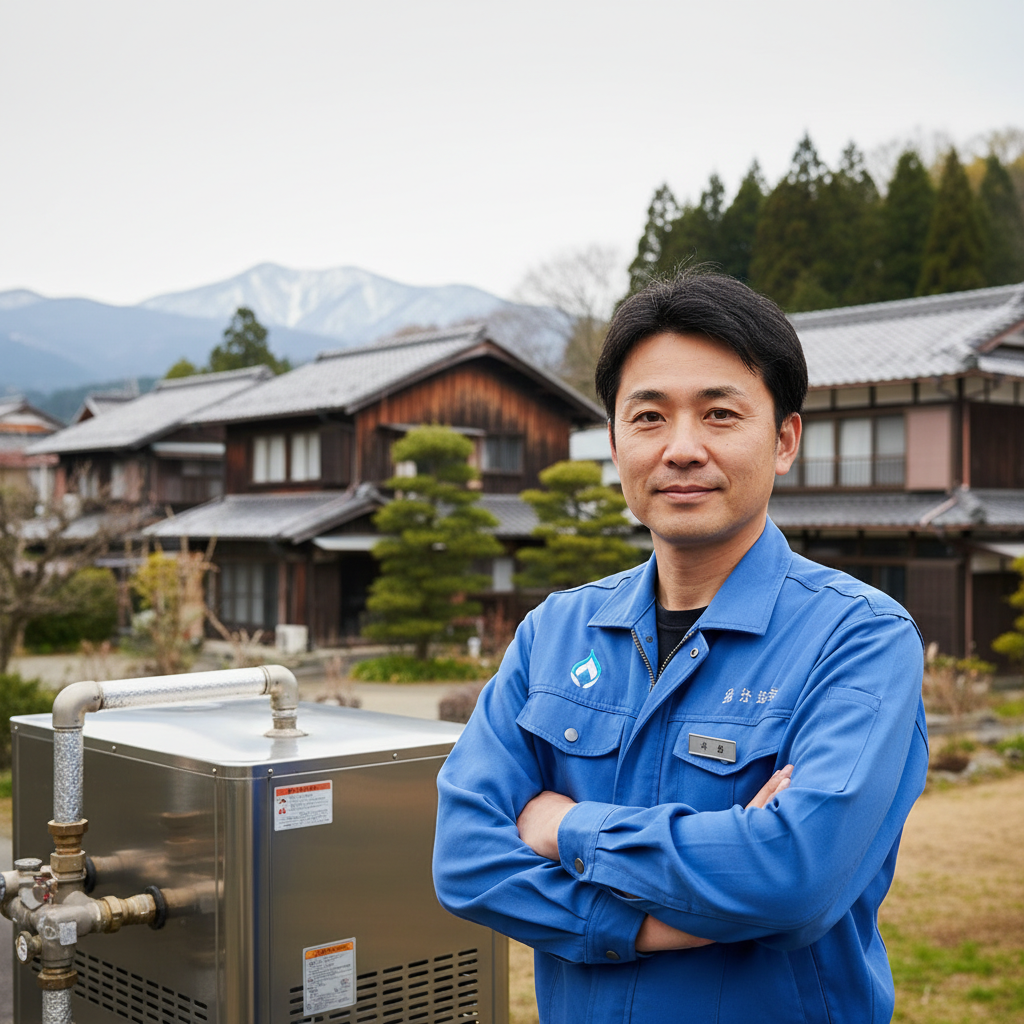 福島の給湯器・ボイラー専門の職人
