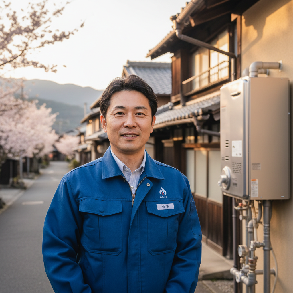 福島の給湯器・ボイラー専門の職人