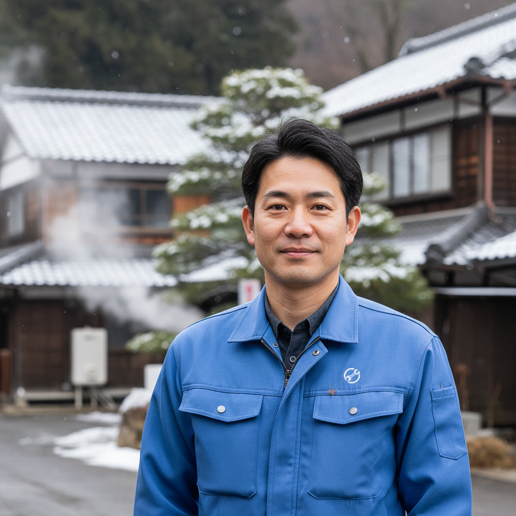福島の給湯器・ボイラー専門の職人