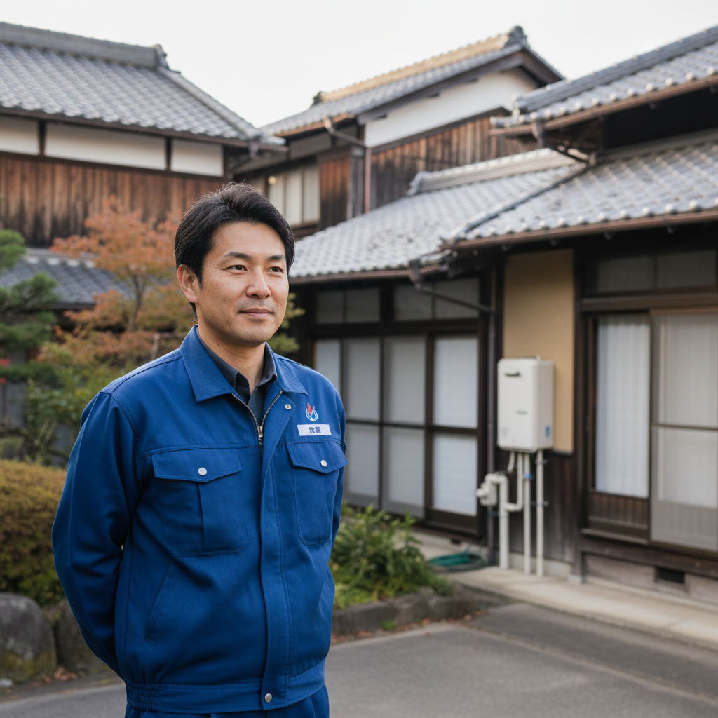 福島の給湯器・ボイラー専門の職人