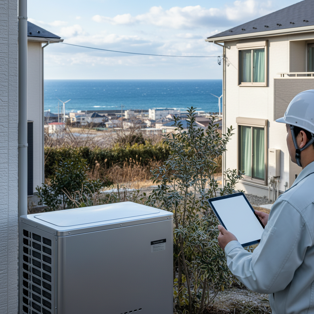 相馬市の気候特性と給湯器選びのポイントに関する画像
