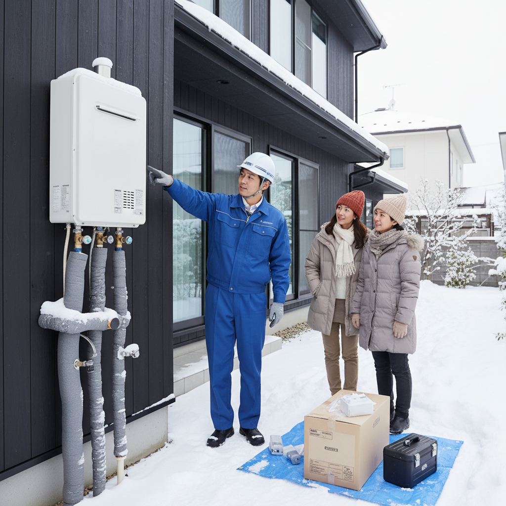 二本松市での給湯器交換を成功させるためのポイントに関する画像