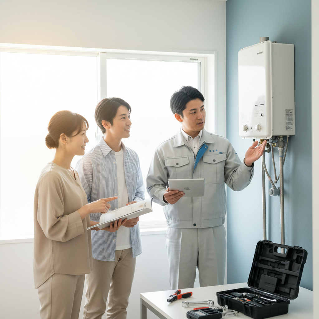 給湯器の交換はどこで頼めばいいですか？に関する画像