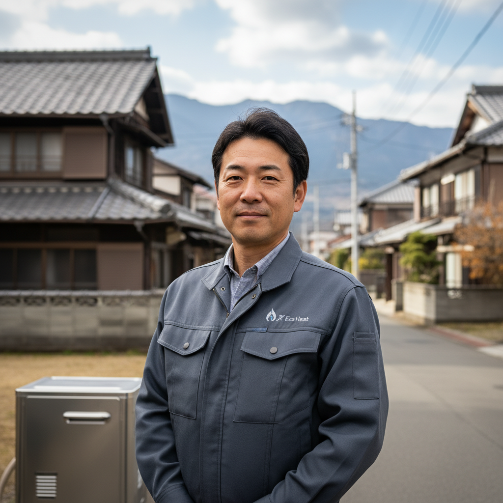 福島の給湯器・ボイラー専門の職人