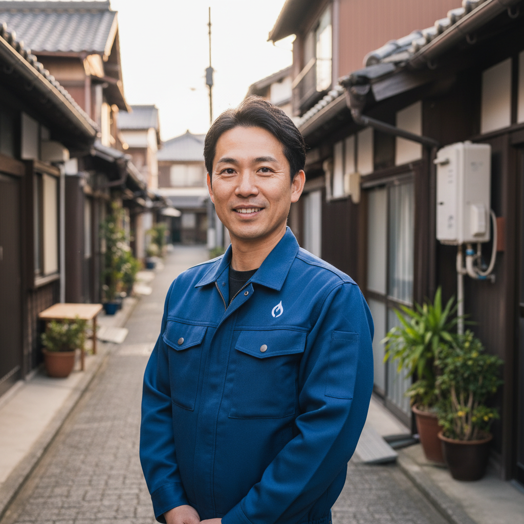 水戸の給湯器・ボイラー専門の職人