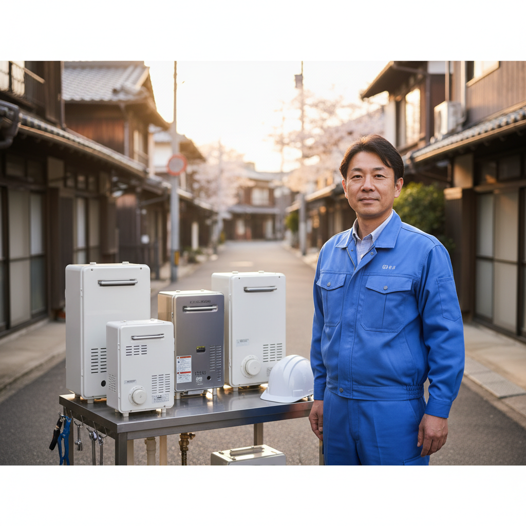 稚内の給湯器・ボイラー専門の職人