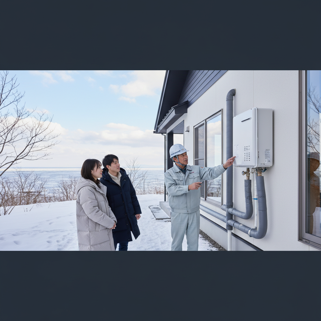 稚内市の給湯器交換で押さえておくべきポイントに関する画像