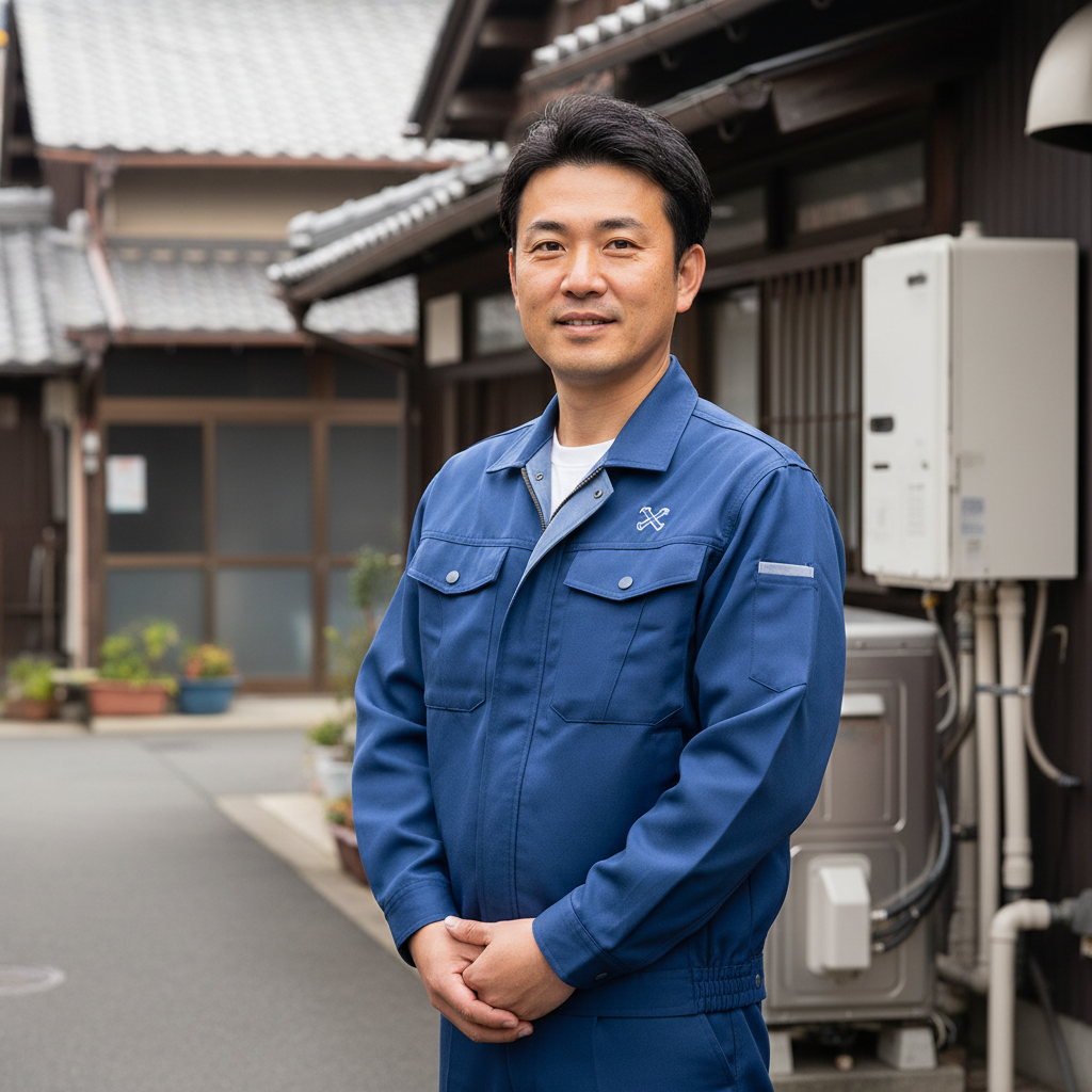 土浦の給湯器・ボイラー専門の職人
