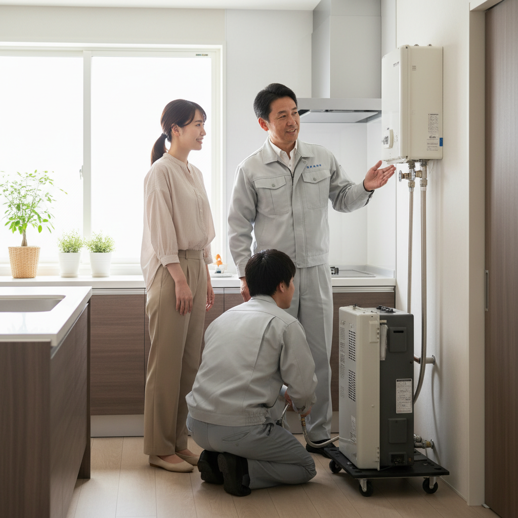 給湯器の交換はどこに頼めばいいですか？に関する画像