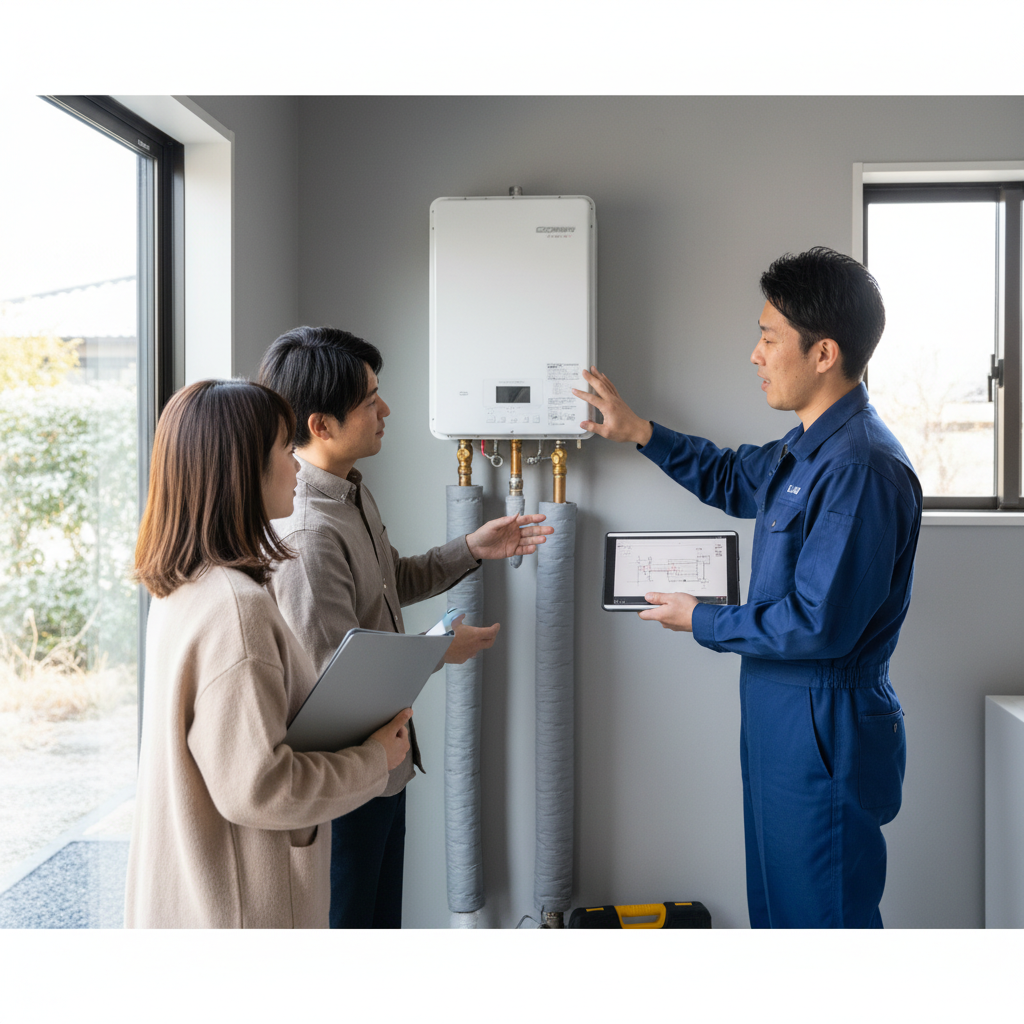 結城市での給湯器交換を成功させるための要点に関する画像