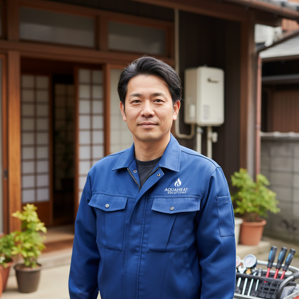 下妻の給湯器・ボイラー専門の職人