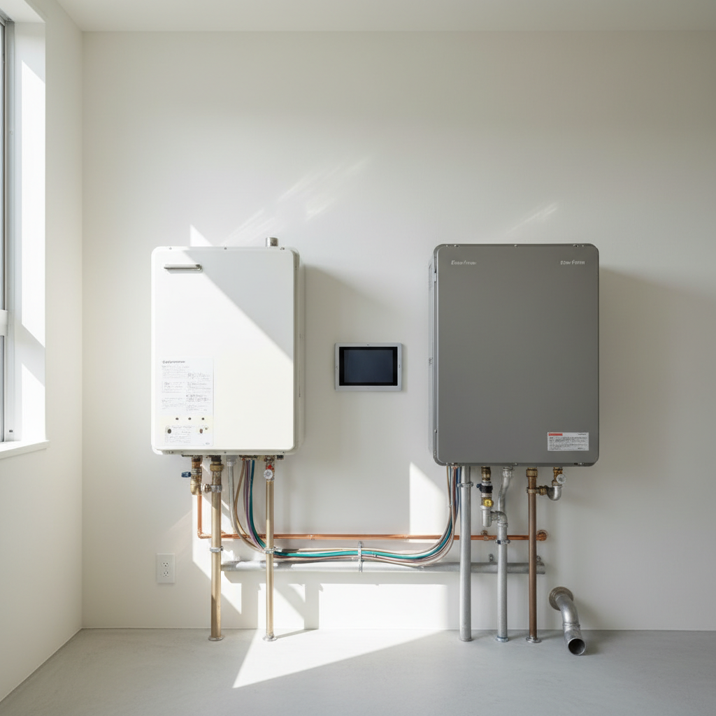 給湯器の種類と交換費用の目安に関する画像