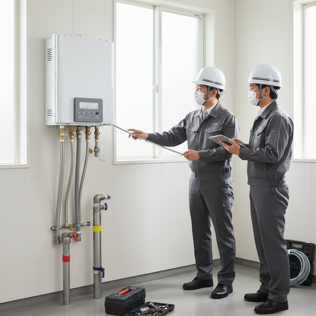 給湯器本体と工事費を含めた費用の目安に関する画像