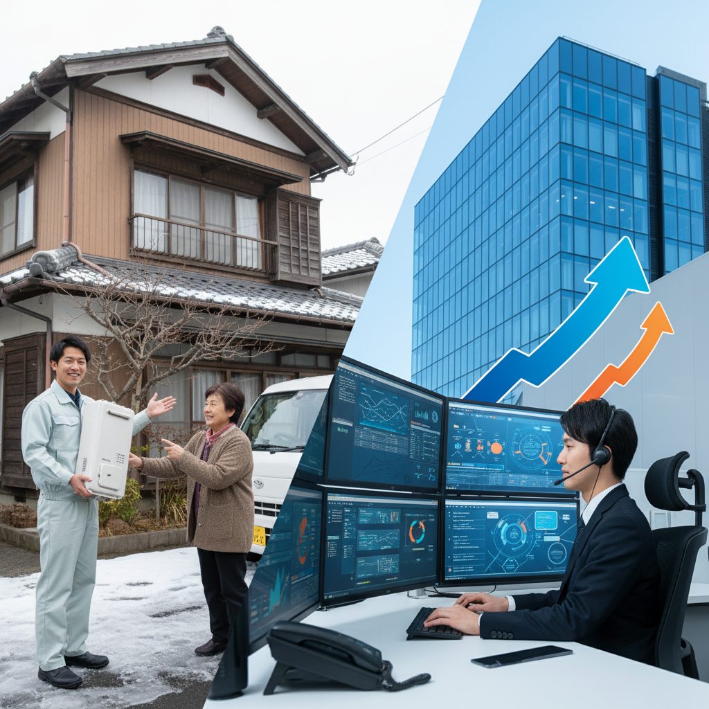 地域密着型業者と大手業者の違いに関する画像