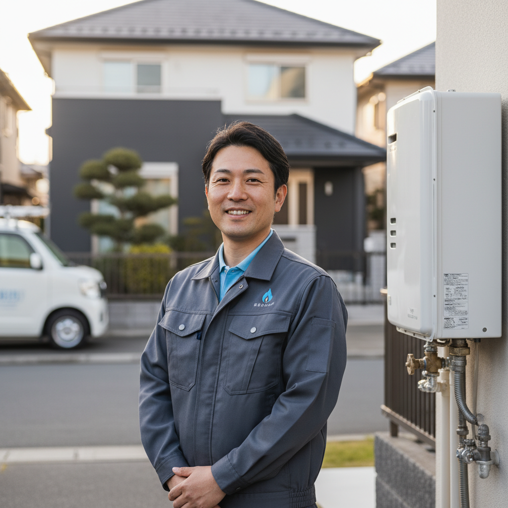 北茨城の給湯器・ボイラー専門の職人