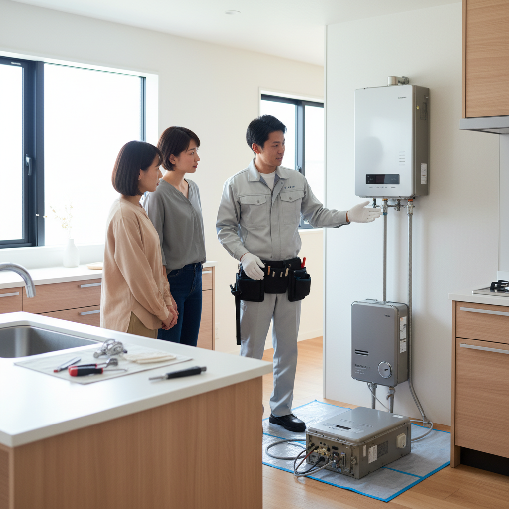 給湯器の交換はどこに頼めばいいですか？に関する画像