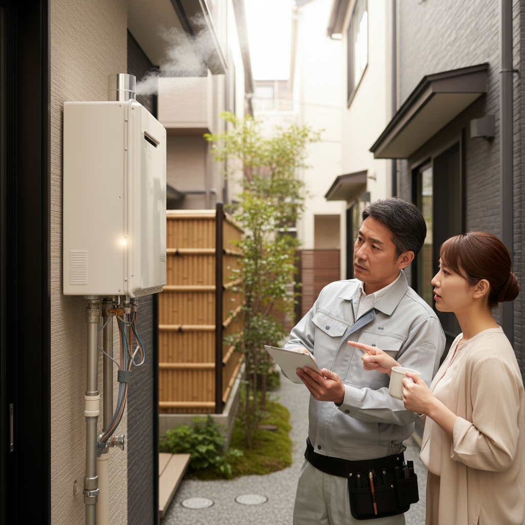 給湯器の寿命と交換のタイミングに関する画像