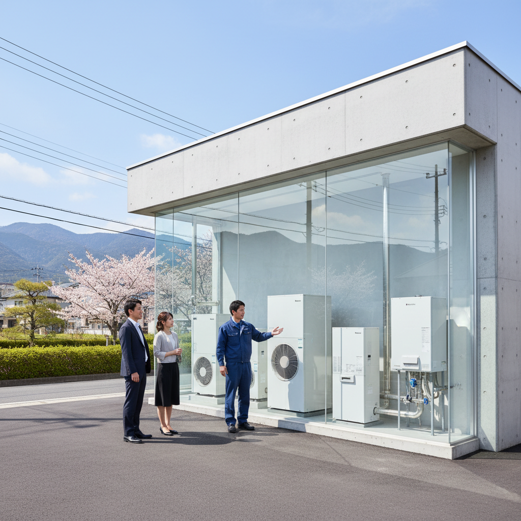 茨城県つくば市吉沼1297にあるエコキュート交換専門店「ほまれ」とはに関する画像