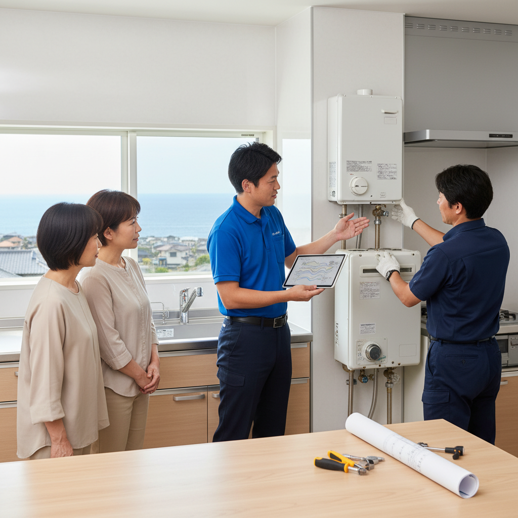 給湯器交換の平均費用はいくらですか？に関する画像