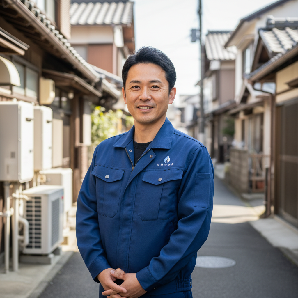 守谷の給湯器・ボイラー専門の職人