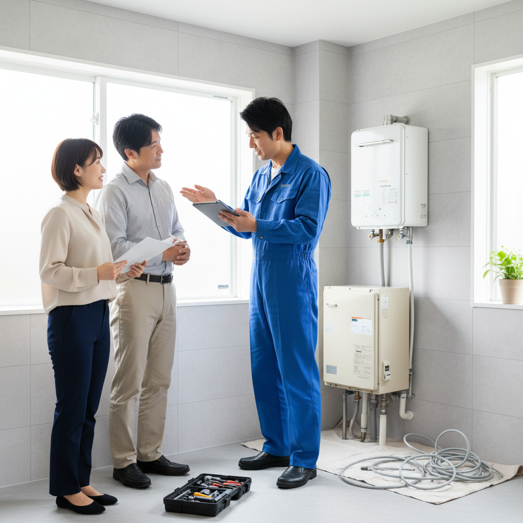 給湯器の交換はどこに頼めばいいですか？に関する画像