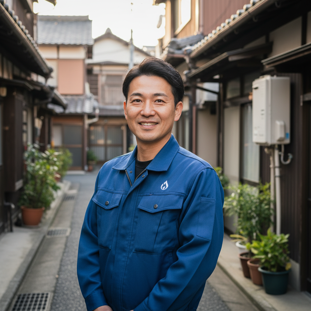 那珂の給湯器・ボイラー専門の職人