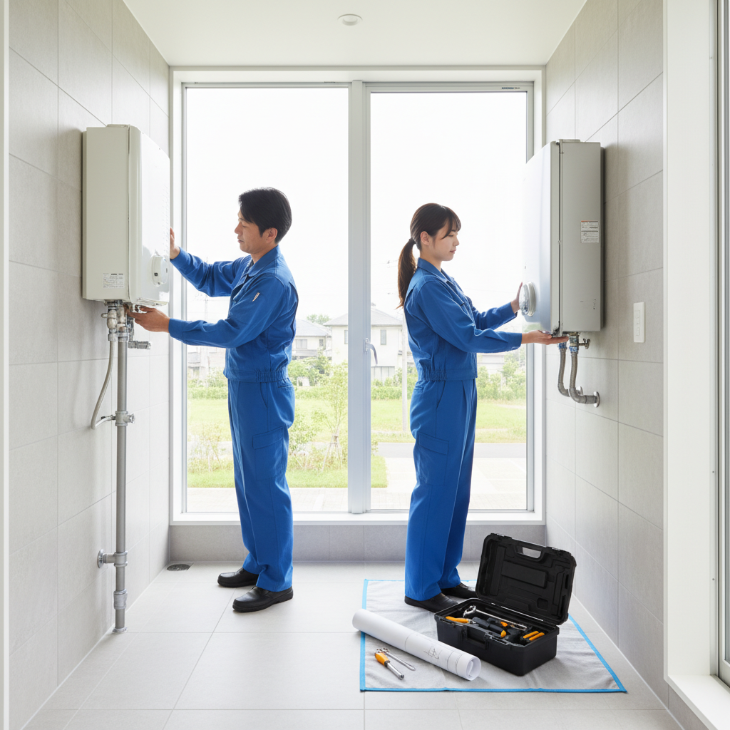 給湯器の交換はどこに頼めばいいですか？に関する画像