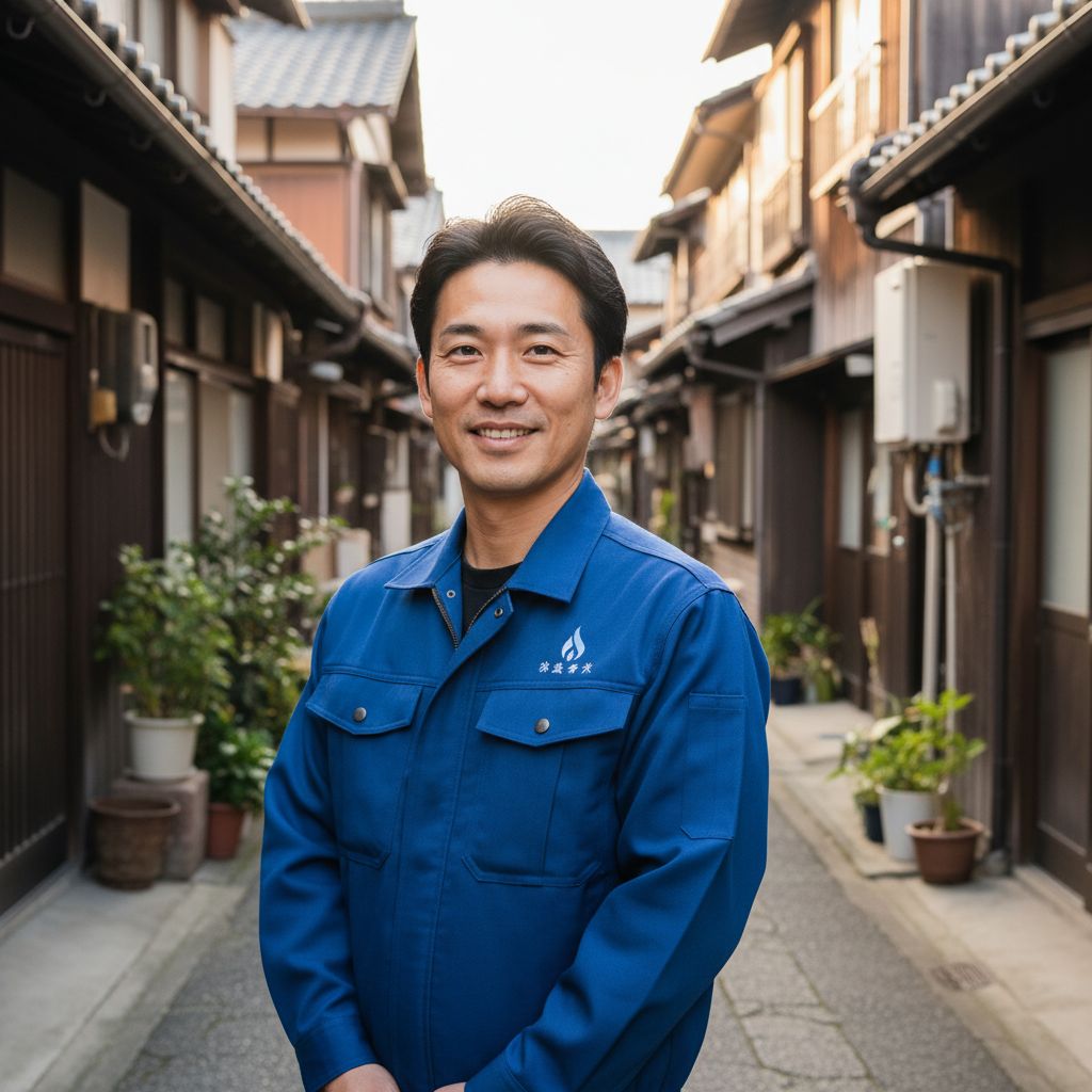 稲敷の給湯器・ボイラー専門の職人